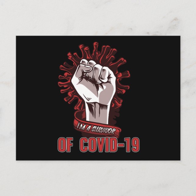 Postal Soy Sobreviviente De Corona (Anverso)