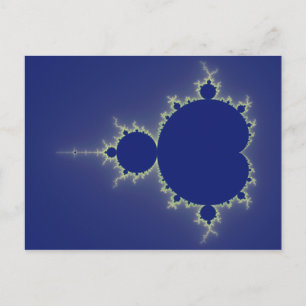 Postal Soy Tan Azul - Fractal