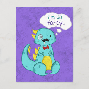 Postal Soy tan Fancy postcard