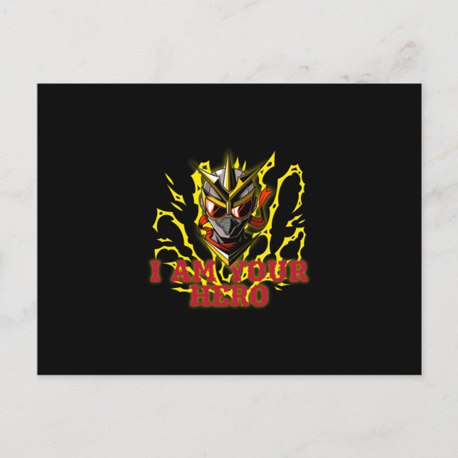 POSTAL SOY TU HERO (Anverso)