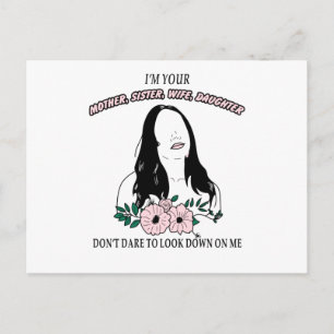 POSTAL SOY TU MADRE, HERMANA, ESPOSA, HIJA