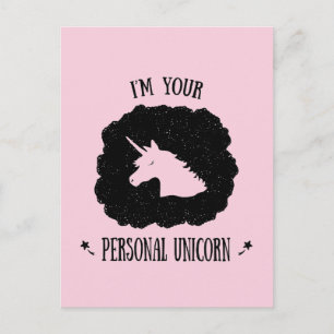 Postal Soy tu Unicornio personal