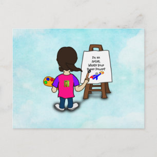 Postal SOY UN ARTISTA. ¿Cuál es tu SUPERPODER?