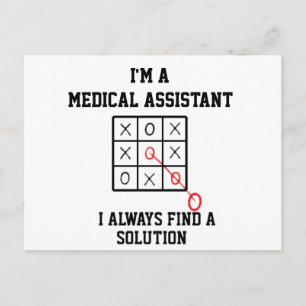 Postal Soy un asistente médico, siempre encuentro una sol