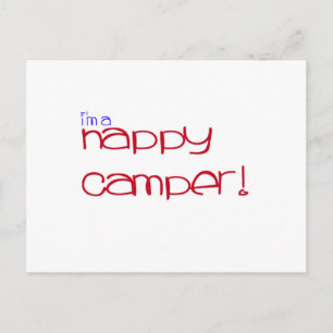 Postal Soy un Camper Feliz