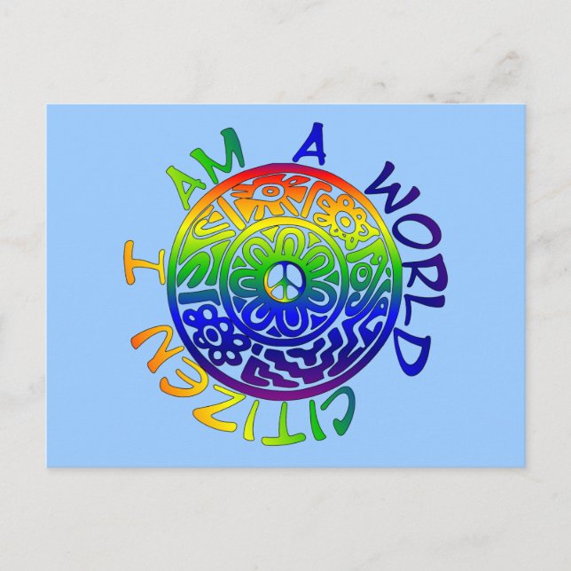 Postal Soy Un Ciudadano Mundial (Anverso)