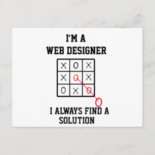 Postal Soy un diseñador web, siempre encuentro una soluci