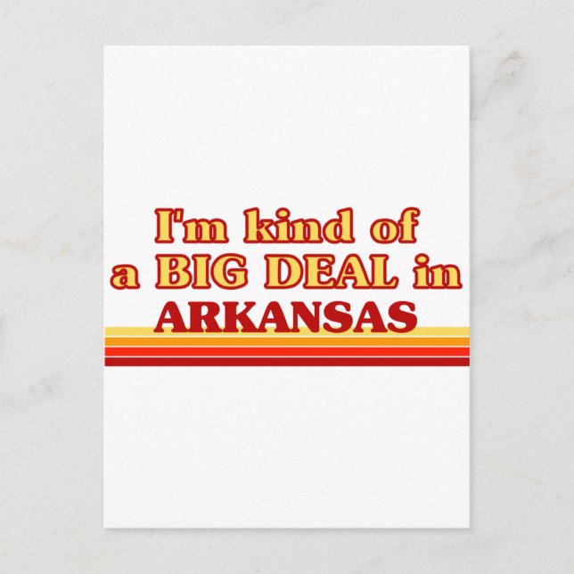 Postal Soy un GRAN ACUERDO sobre Arkansas (Anverso)