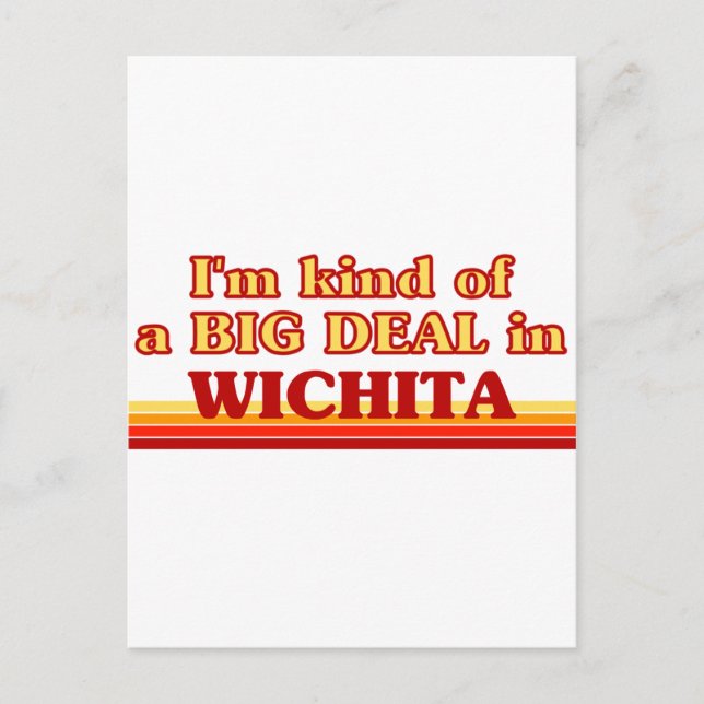 Postal Soy un GRAN TRATO en Wichita (Anverso)