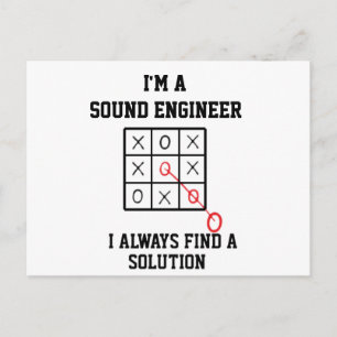 Postal Soy un ingeniero de sonido, siempre encuentro una 