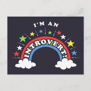 Postal Soy un introvertido