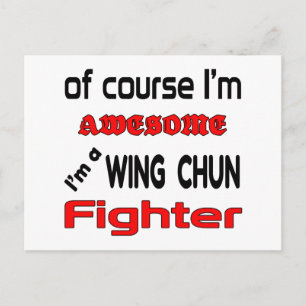 Postal Soy un luchador Wing Chun