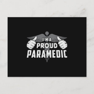 Postal Soy un orgulloso paramédico de ambulancia EMS Funn