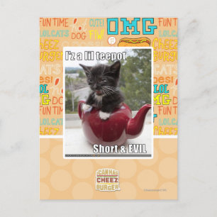Postal Soy un pequeño teepot