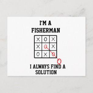 Postal Soy un pescador siempre encuentro una solución pos