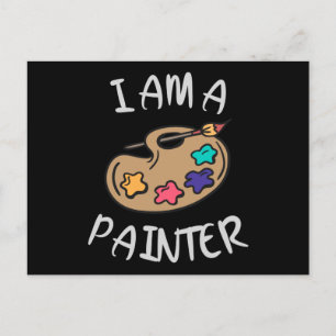 Postal Soy un pintor