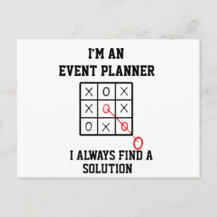Postal Soy un planificador de eventos, siempre encuentro
