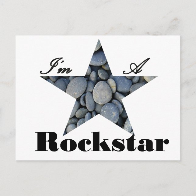 Postal Soy Un Rockstar (Anverso)