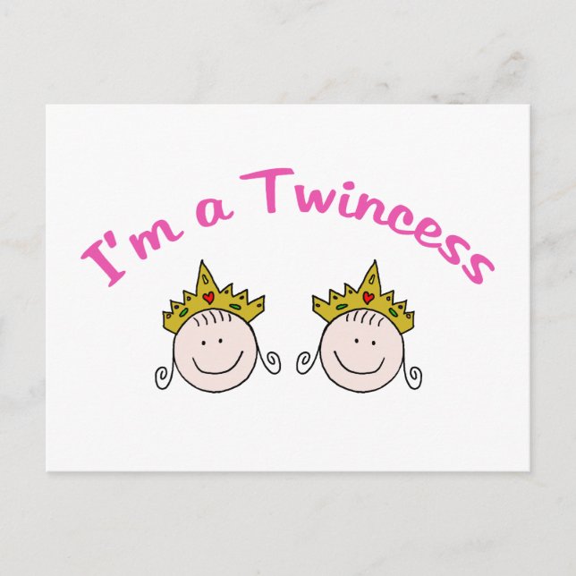 Postal Soy un Twincess (Anverso)
