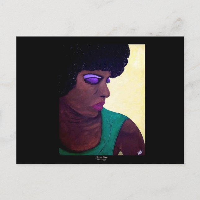 Postal Soy una dama - Sunshine (Anverso)