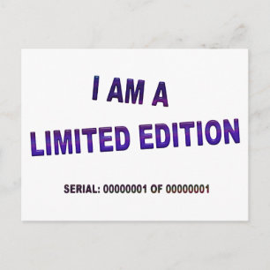 Postal Soy una edición limitada