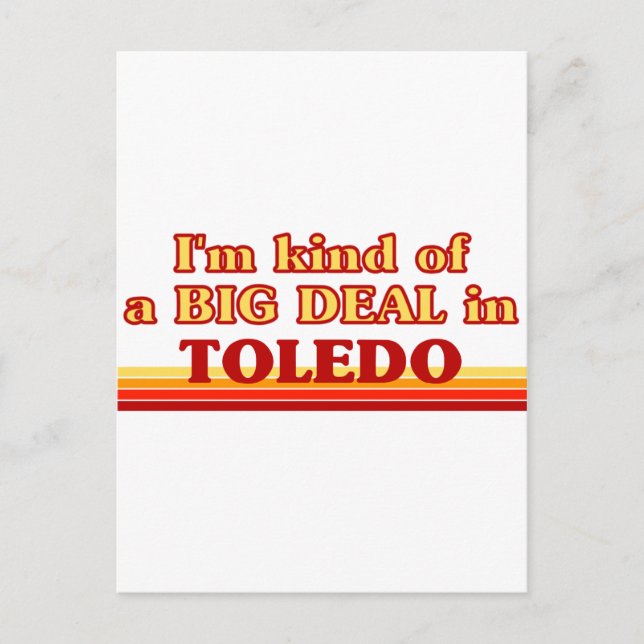 Postal Soy una especie de GRAN ACUERDO en Toledo (Anverso)