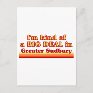 Postal Soy una especie de gran cosa en el Gran Sudbury