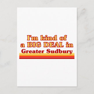 Postal Soy una especie de gran cosa en el Gran Sudbury