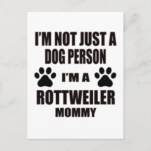 Postal Soy una mami Rottweiler