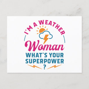 Postal Soy una mujer climática, ¿cuál es tu superpoder?