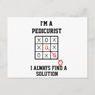 Postal Soy una pedicura siempre encuentro una solución po