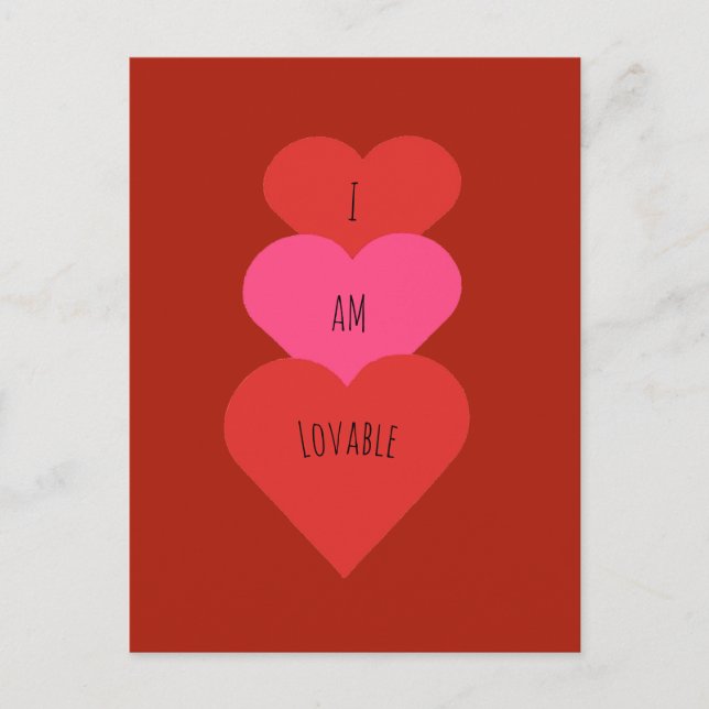 Postal Soy Una Postcard Amable (Anverso)