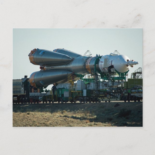 Postal Soyuz al lanzamiento (Anverso)