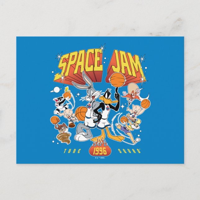 Postal SPACE JAM™ TUNE SQUAD™ 1996 Gráfico (Anverso)