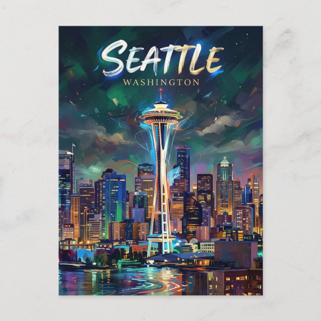 Postal Space Needle USA (Anverso)