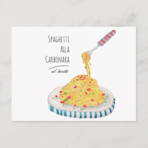 Postal Spaghetti Alla Carbonara
