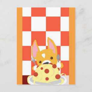 Postal Spaghetti Dinner Corgi