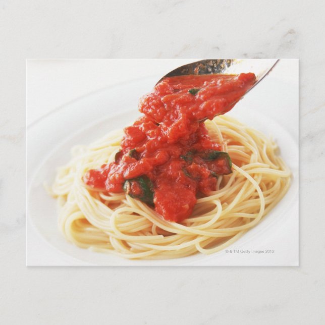 Postal Spaghetti Pomodoro (Anverso)