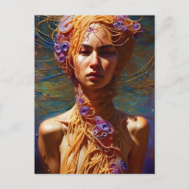 Postal Spaghetti Woman