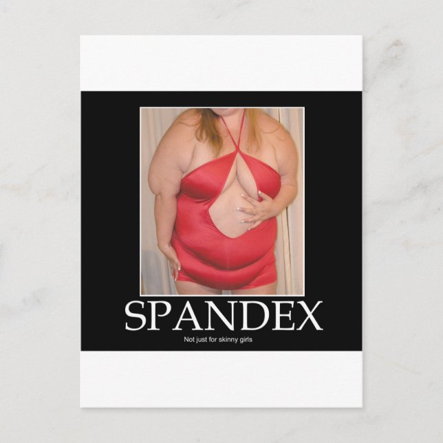 Postal ¡Spandex! (Anverso)