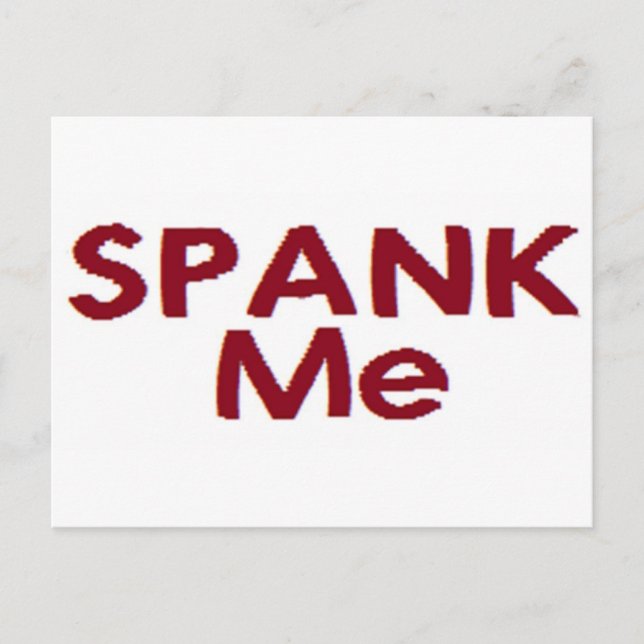 Postal Spank Me (Anverso)
