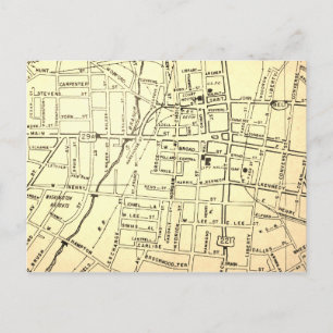 Postal Spartanburg, SC Vintage Map