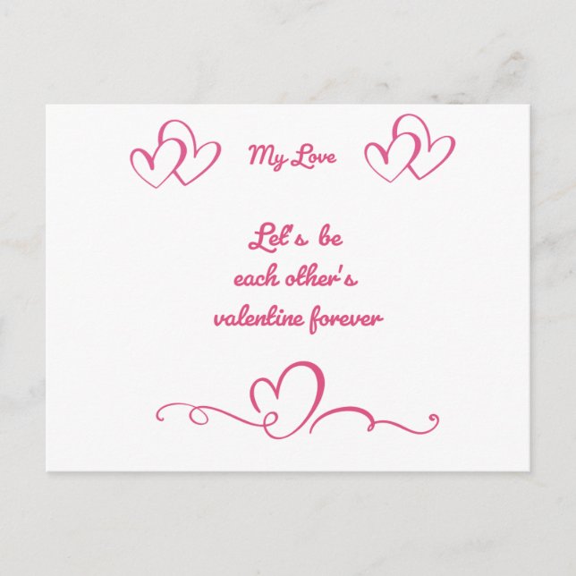 Postal Special message for spacial one.....  (Anverso)