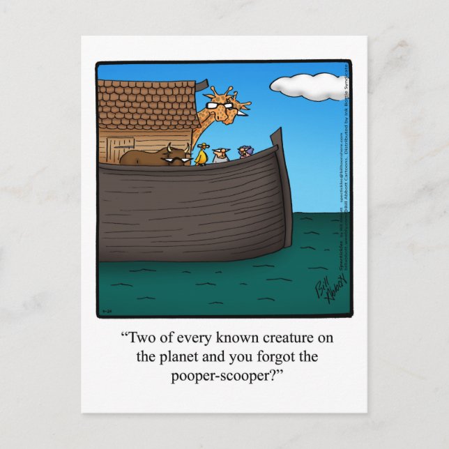 Postal "Spectickles" con el humor de los amantes d (Anverso)