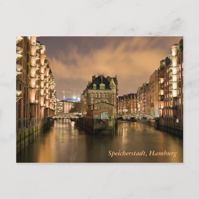 Postal Speicherstadt, Hamburgo (Anverso)