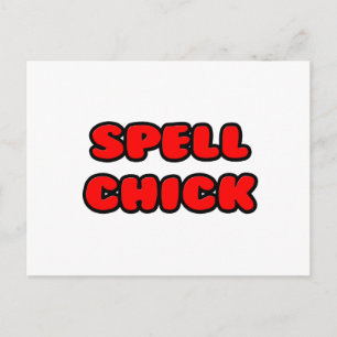 Postal Spell Chick Red