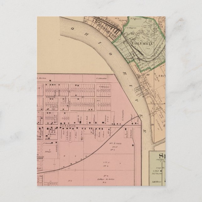 Postal Spencer Madisonville, Ohio (Anverso)