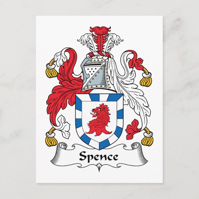 Postal Spene Family Crest (Anverso)