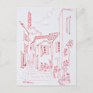 Postal Speracedes cerca de Grasse   Sur de Francia