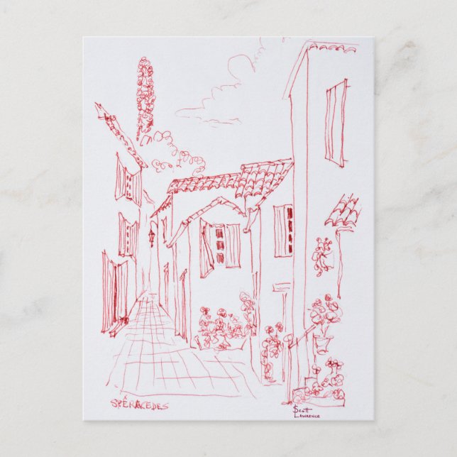 Postal Speracedes cerca de Grasse | Sur de Francia (Anverso)
